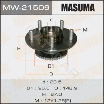 Подшипник ступицы MASUMA MW-21509