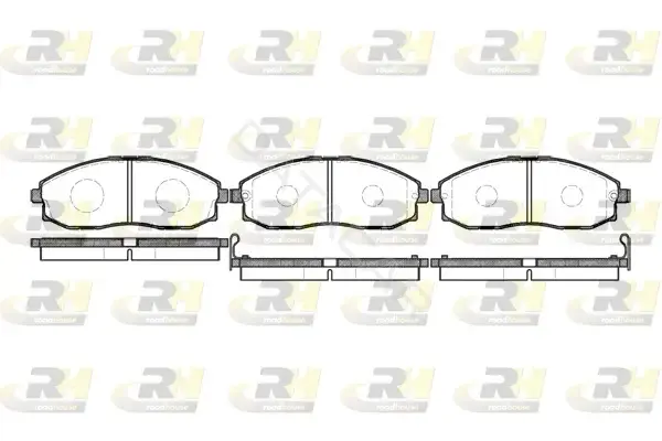 Тормозные колодки ROADHOUSE 2703.02