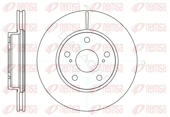 Тормозные диски REMSA 61122.10