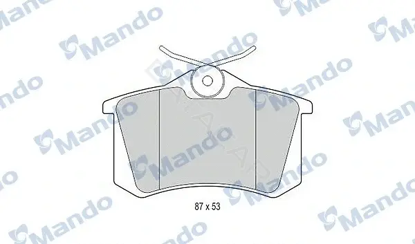 Тормозные колодки MANDO MBF015083