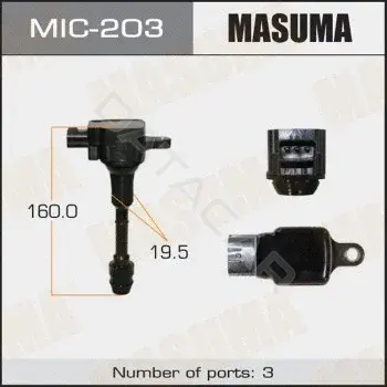 Катушка зажигания MASUMA MIC-203