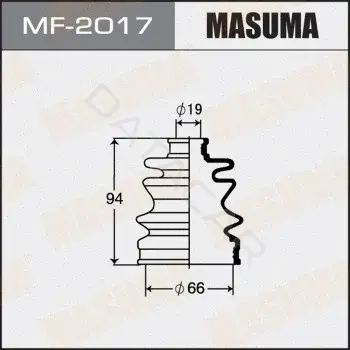Пыльник шруса MASUMA MF-2017