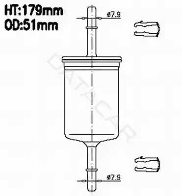 Топливный фильтр Azumi FSP45986M