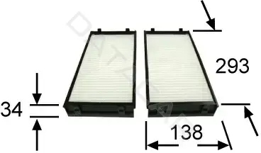 Фильтр салонный Azumi AC32154SET