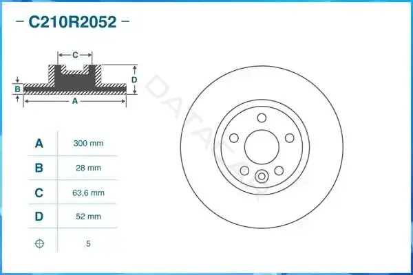Тормозные диски CWORKS C210R2052