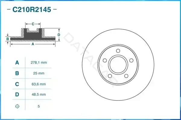 Тормозные диски CWORKS C210R2145