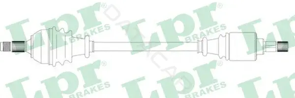 Приводной вал / Полуось LPR/AP/RAL DS38005