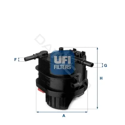 Топливный фильтр UFI 24.015.00