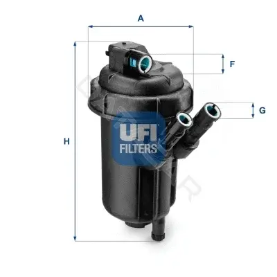 Топливный фильтр UFI 55.116.00