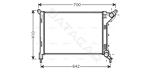 Радиатор охлаждения AVA BW2310