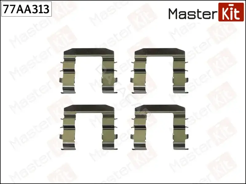 Ремкомплект тормозных колодок MASTERKIT 77AA313