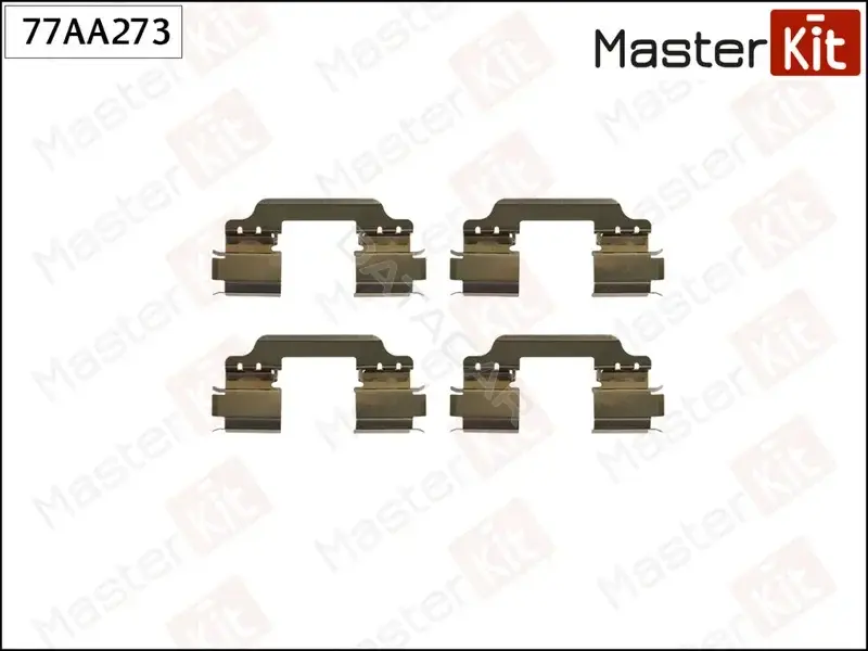 Ремкомплект тормозных колодок MASTERKIT 77AA273