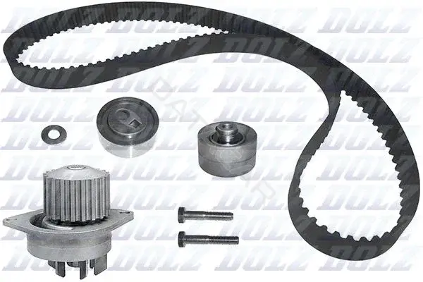 Комплект ГРМ с помпой DOLZ KD010