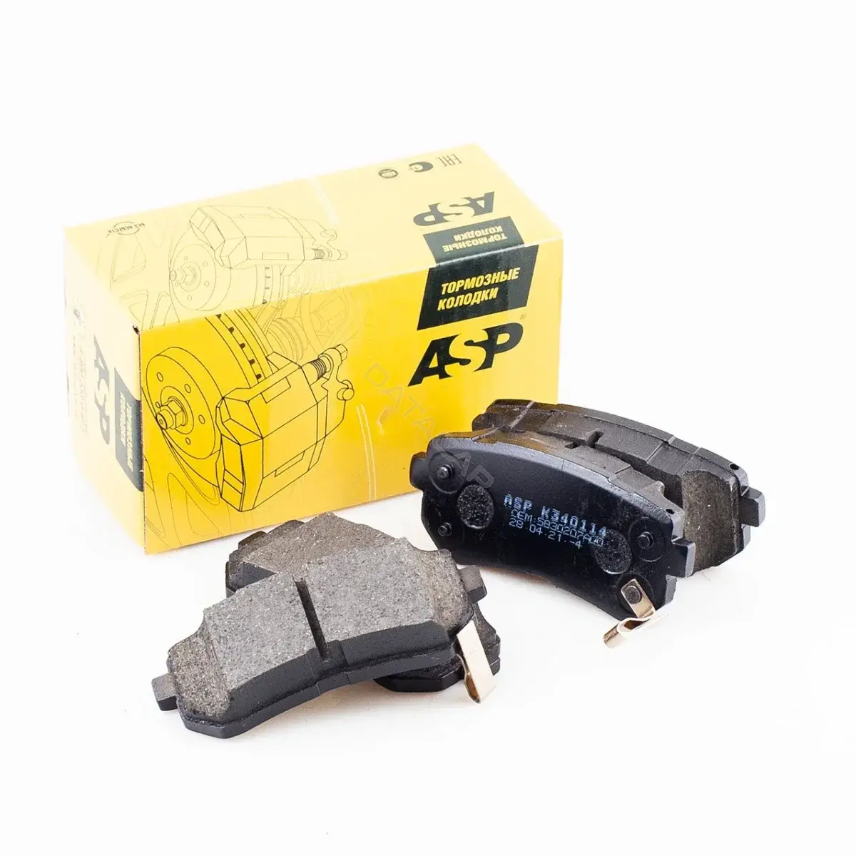 Тормозные колодки ASP K340114