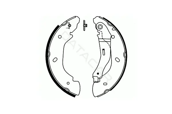 Колодки ручника SCT GERMANY SS552