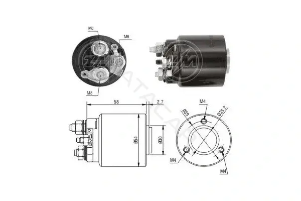 Реле втягивающее ERA ZM591