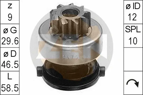 Бендикс стартера ERA ZN0475