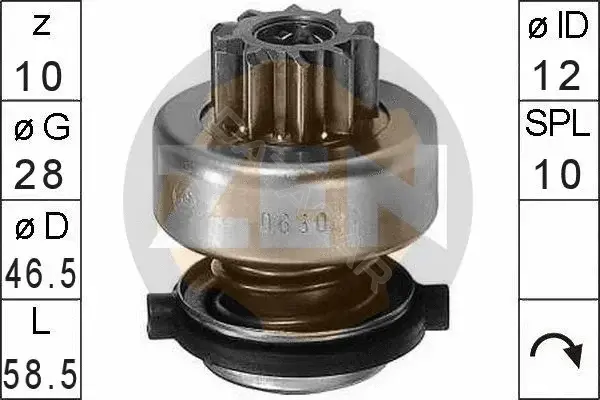 Бендикс стартера ERA ZN0630