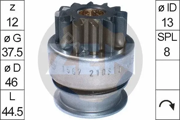 Бендикс стартера ERA ZN1567