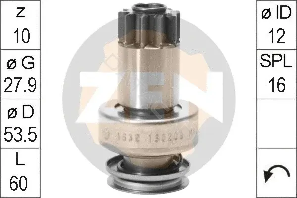 Бендикс стартера ERA ZN1632
