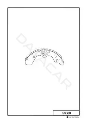 Барабанные колодки MK Kashiyama K3388