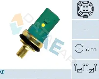 Датчик температуры охлаждающей жидкости FAE 33783