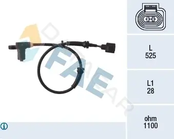 Датчик АБС FAE 78003