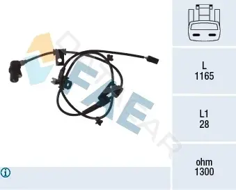 Датчик АБС FAE 78078