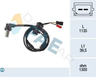Датчик АБС FAE 78085
