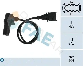 Датчик коленвала FAE 79060