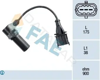 Датчик коленвала FAE 79222