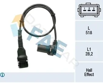 Датчик коленвала FAE 79454