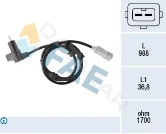 Датчик АБС FAE 78373