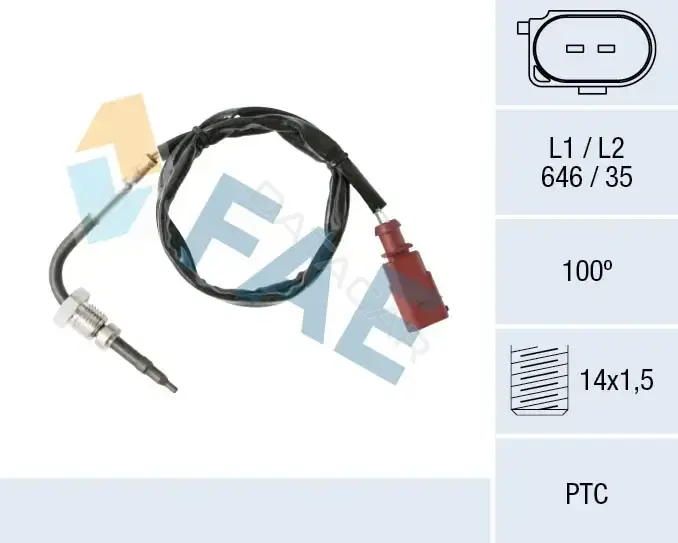 Датчик температуры выхлопных газов FAE 68002