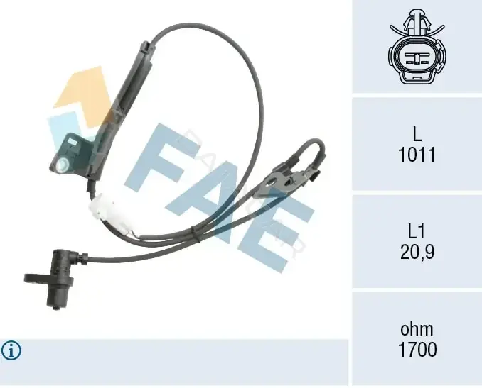 Датчик АБС FAE 78561
