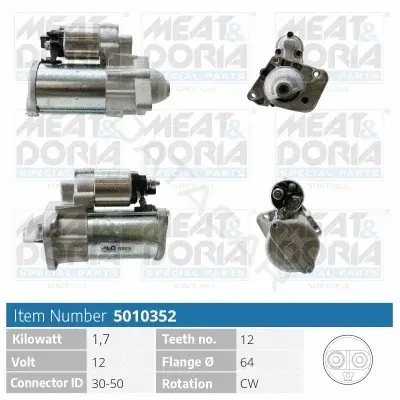 Стартер MEAT & DORIA 5010352