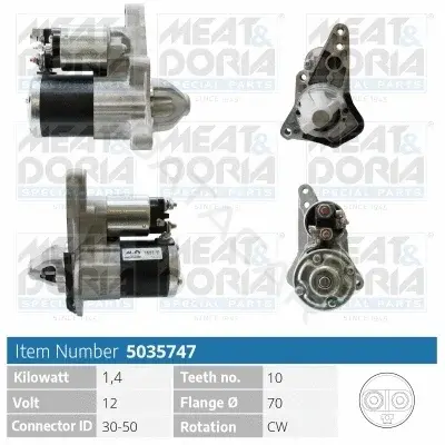 Стартер MEAT & DORIA 5035747