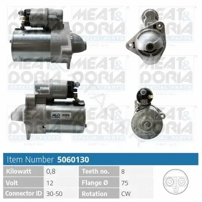 Стартер MEAT & DORIA 5060130
