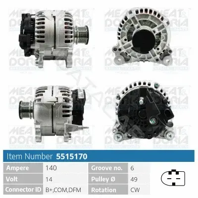 Генератор MEAT & DORIA 5515170
