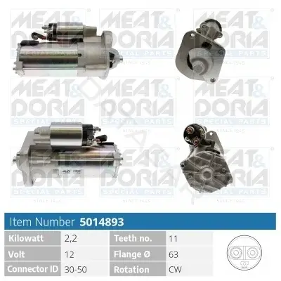 Стартер MEAT & DORIA 5014893