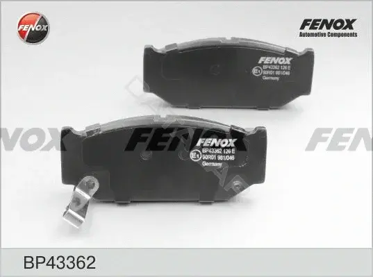 Тормозные колодки FENOX BP43362