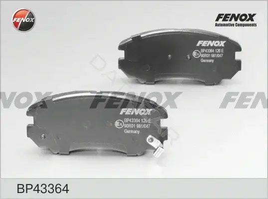 Тормозные колодки FENOX BP43364