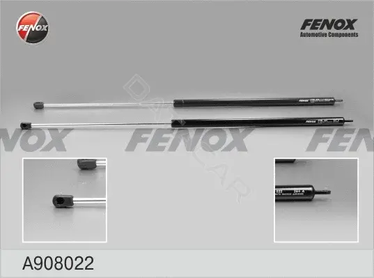 Амортизатор крышки багажника, капота, заднего стекла FENOX A908022