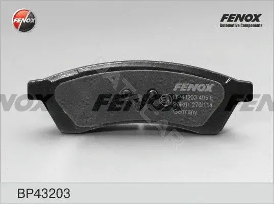 Тормозные колодки FENOX BP43203