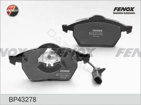 Тормозные колодки FENOX BP43278