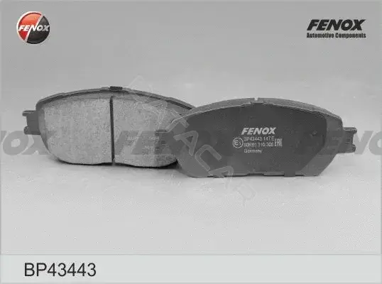Тормозные колодки FENOX BP43443
