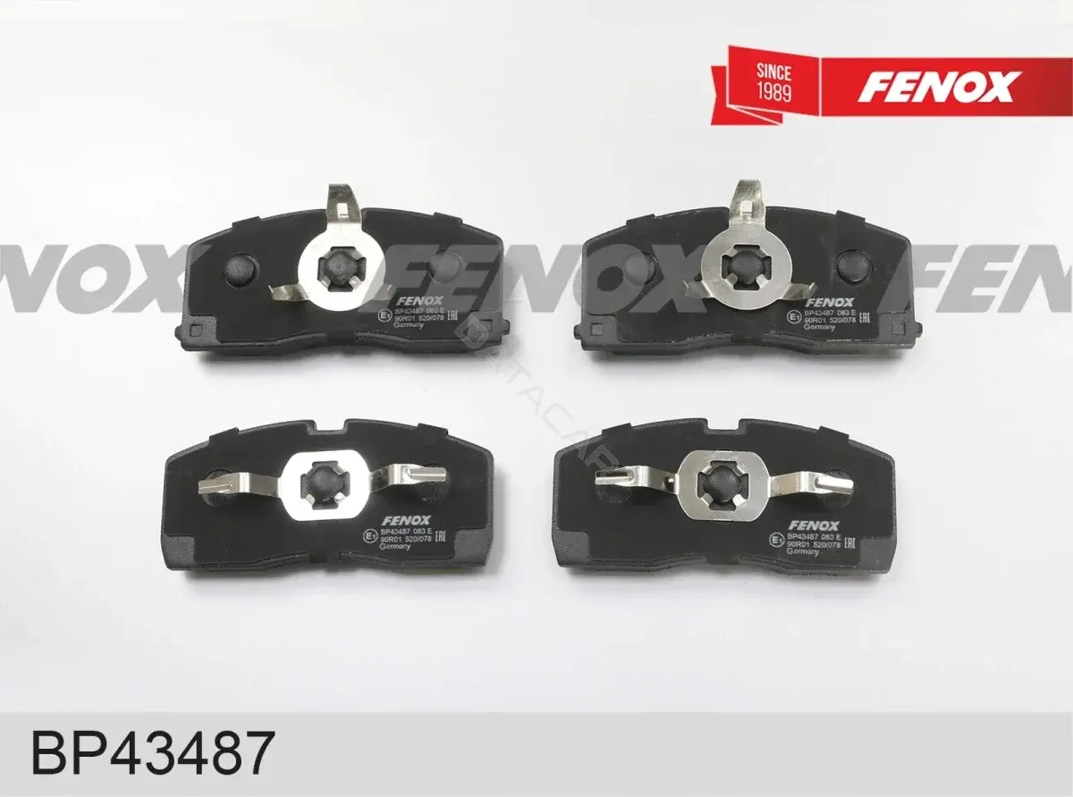 Тормозные колодки FENOX BP43487