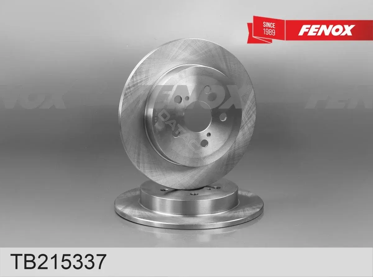 Тормозные диски FENOX TB215337
