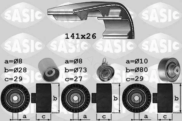 Комплект ГРМ SASIC 1756049