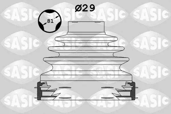 Пыльник шруса SASIC 1900024